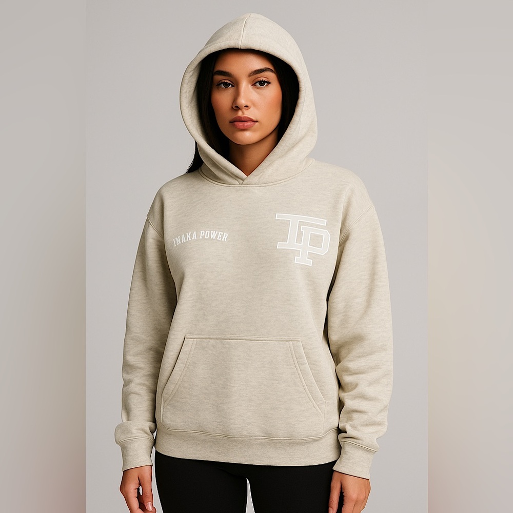 Inaka Power Women's Cream/White/Gray Hoodie